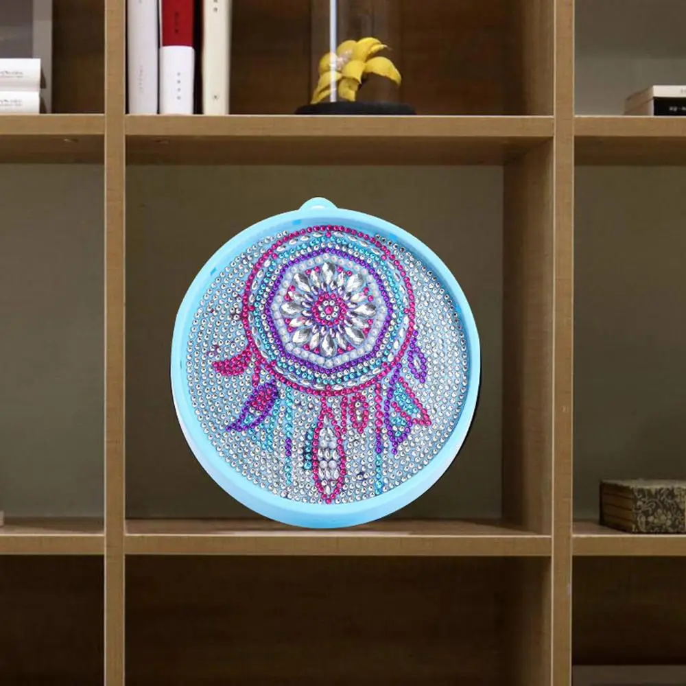 DIY Diamond Painting &quotIndian Dream feather&quot Led Light Lamp Resin Shaped Drill Special Night Table Desk Decor | Дом и сад