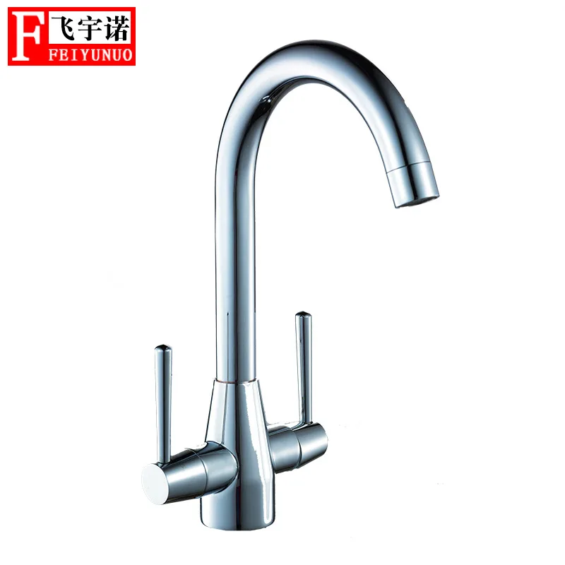 

Kitchen Faucet Copper Hot And Cold Mixing Faucet Wholesale European Style Washing Basin Tap Rotatable Tap