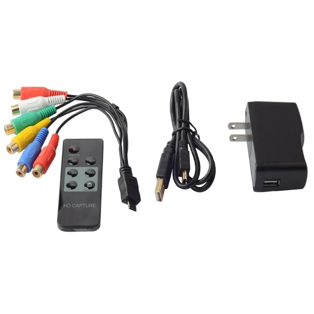 

HD 1080P Game Capture Video Capture HDMI/AV/Ypbpr Input 1080P HD Video Recorded into USB Flash/HDD/SD cards
