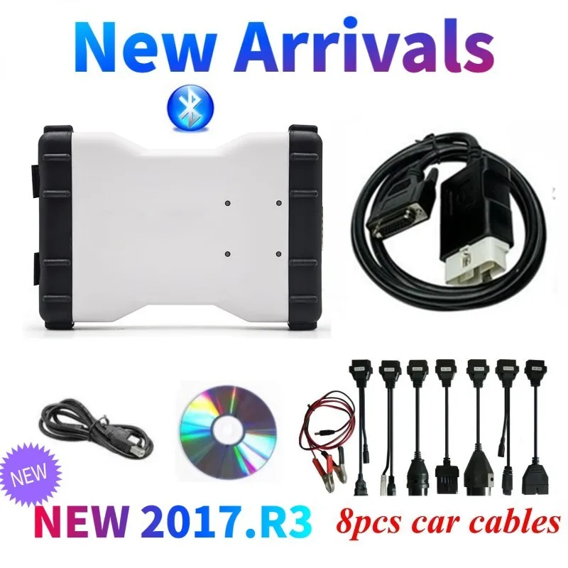 NEW VCI VD TCS CDP with Bluetooth 2017.R3 keygen 2016.R0 vd ds150e cdp for delphis car trucks obd2 OBD2 scanner diagnostic tool |