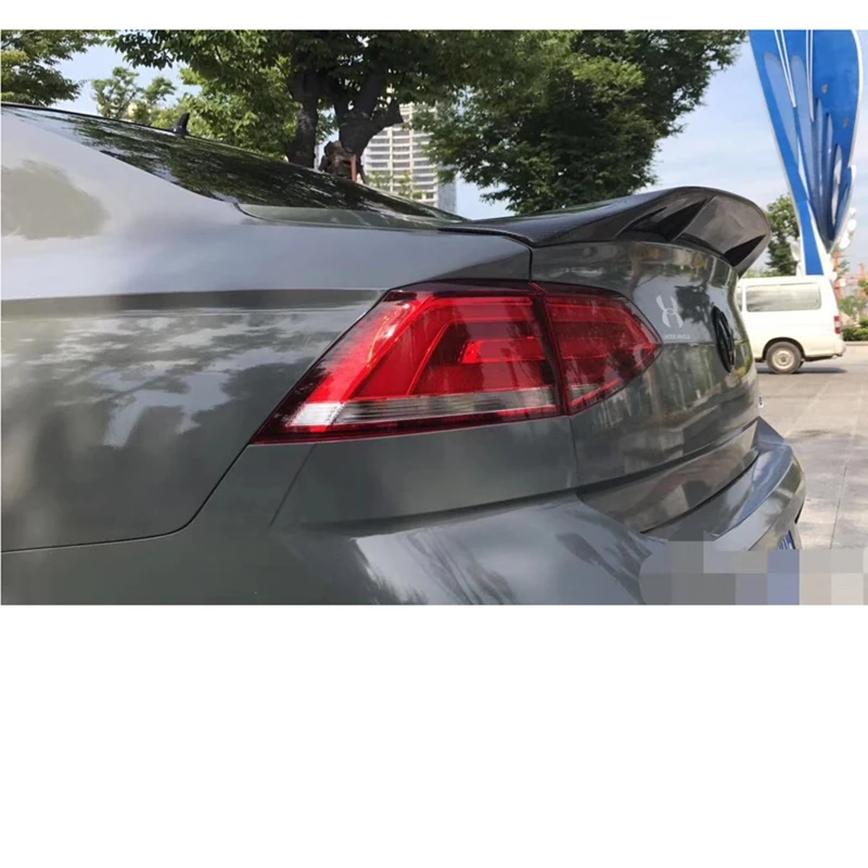 Для Volkswagen Passat B7 спойлер 2012- Passat высокое качество углеродного волокна/Материал FRP заднего крыла автомобиля R стиль задний спойлер