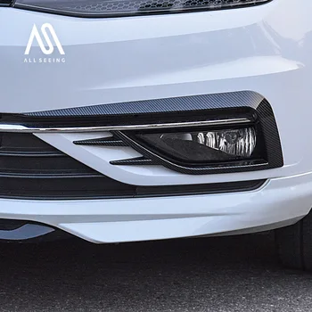 

Golf 7/7.5 carbon fiber paint black fog lamp frame modified surround fog lamp decoration frame