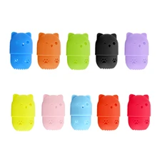 Многофункциональный Макияж подставка для спонжей сушильная подставка силиконовая пуховка кисти для макияжа Чистящая Подставка для дисплея косметический инструмент