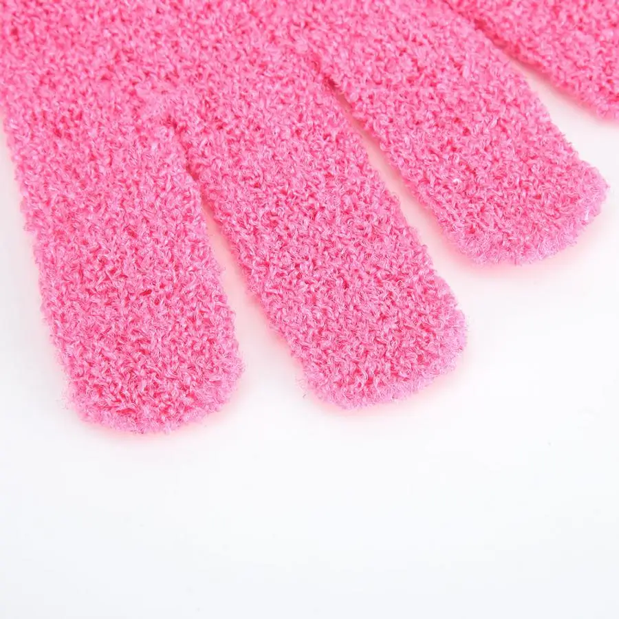 7pcs Bath Glove Shower Body Deep Cleaning Exfoliating Skin Spa Massage Scrub Glove Bath Spa Foam Shower Peeling Mitt Gloves exfoliating bath glove shower scrub mitt exfoliating scrubber exfoliating shower scrubber