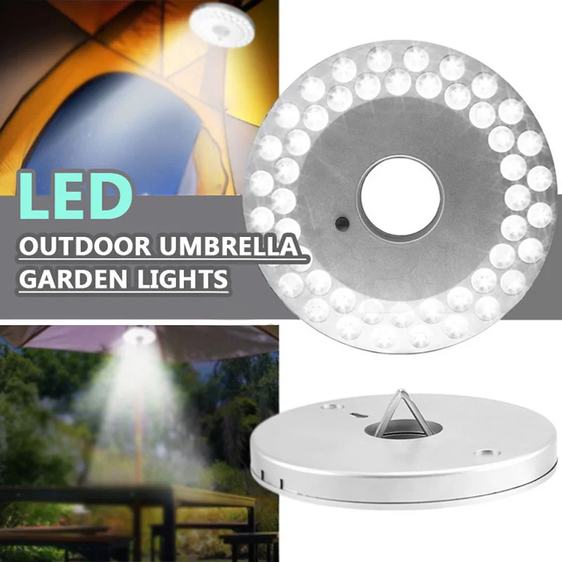 

48 Led Light Lawn Light Pole Light White Lamp Yard Outdoor Lighting Portable Lantern Garden Patio Lamp Durable Tent Camping