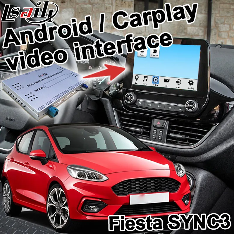 Интерфейсная коробка для Android / carplay Ford Fiesta Kuga Focus GPS навигация видео интерфейсная