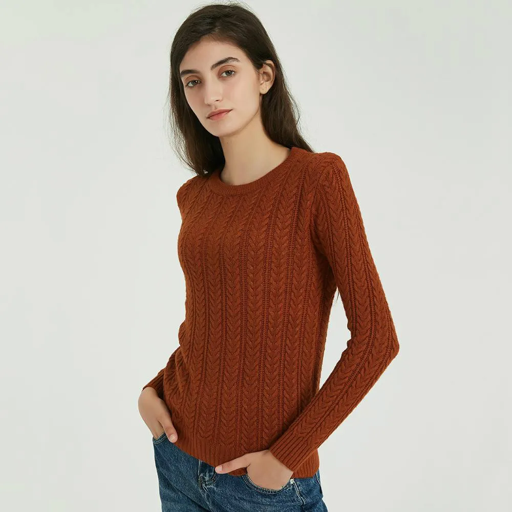 Womens Sweaters Autumn Winter Tops Slim Sweater Women O Neck Warm Pullover Jumpers Knitted Sweater Womens Clothing