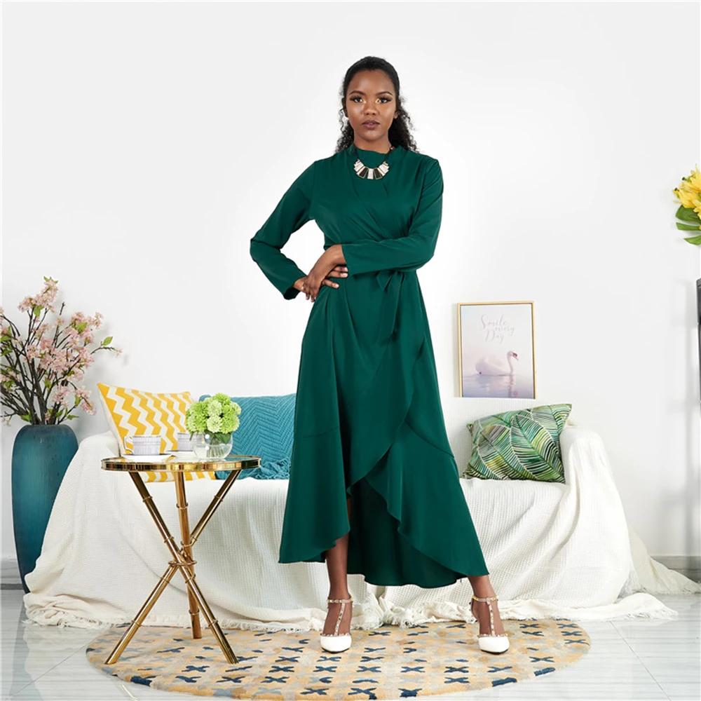 Дубай Abaya Турция хиджаб мусульманское платье Abayas африканские платья для женщин