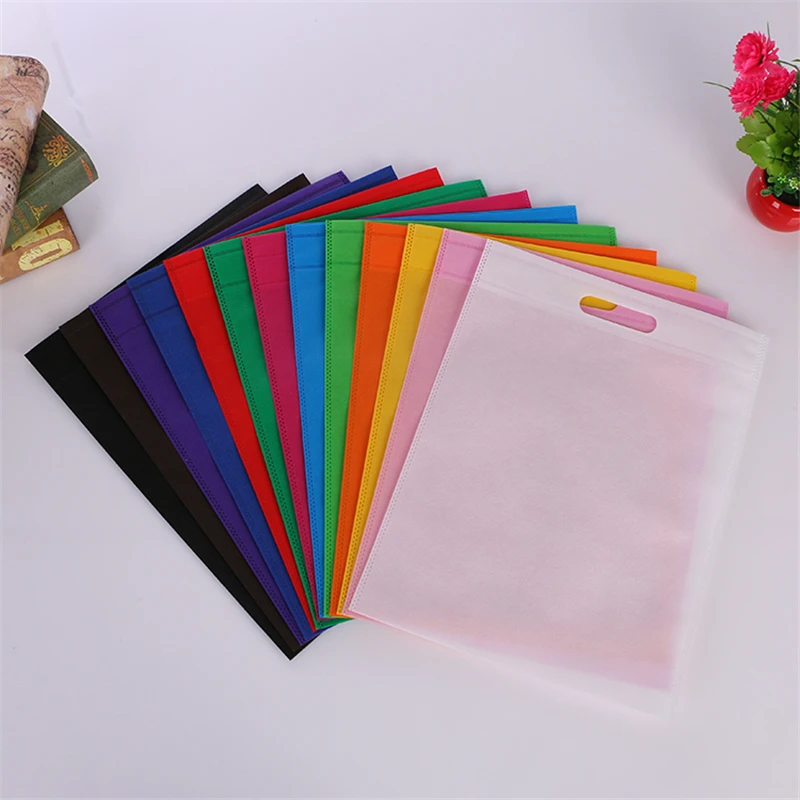 Recycling Bag Gift Packaging Bags 20 pcs/lot 25*35cm Non Woven Fabric Shopping Bags shopping bag gift bag