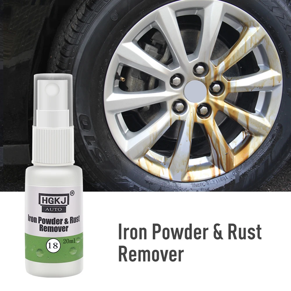 

1 pc HGKJ-18-20ml Car Paint Wheel Iron Powder Spot Rust Remover Cleaning Agent Wheel Rim Car Cleaner Coating Supplies Rim Care