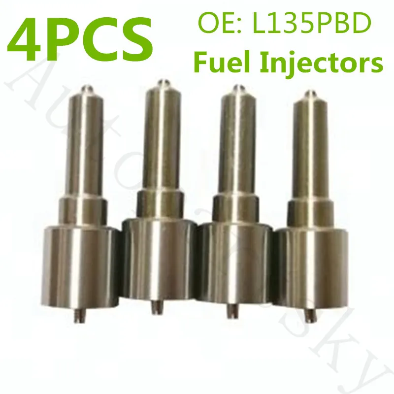 

4x L135PBD EJBR00504Z Fuel Injector Nozzle for Delphi R00504Z for Ford Mondeo Jaguar - High Quality