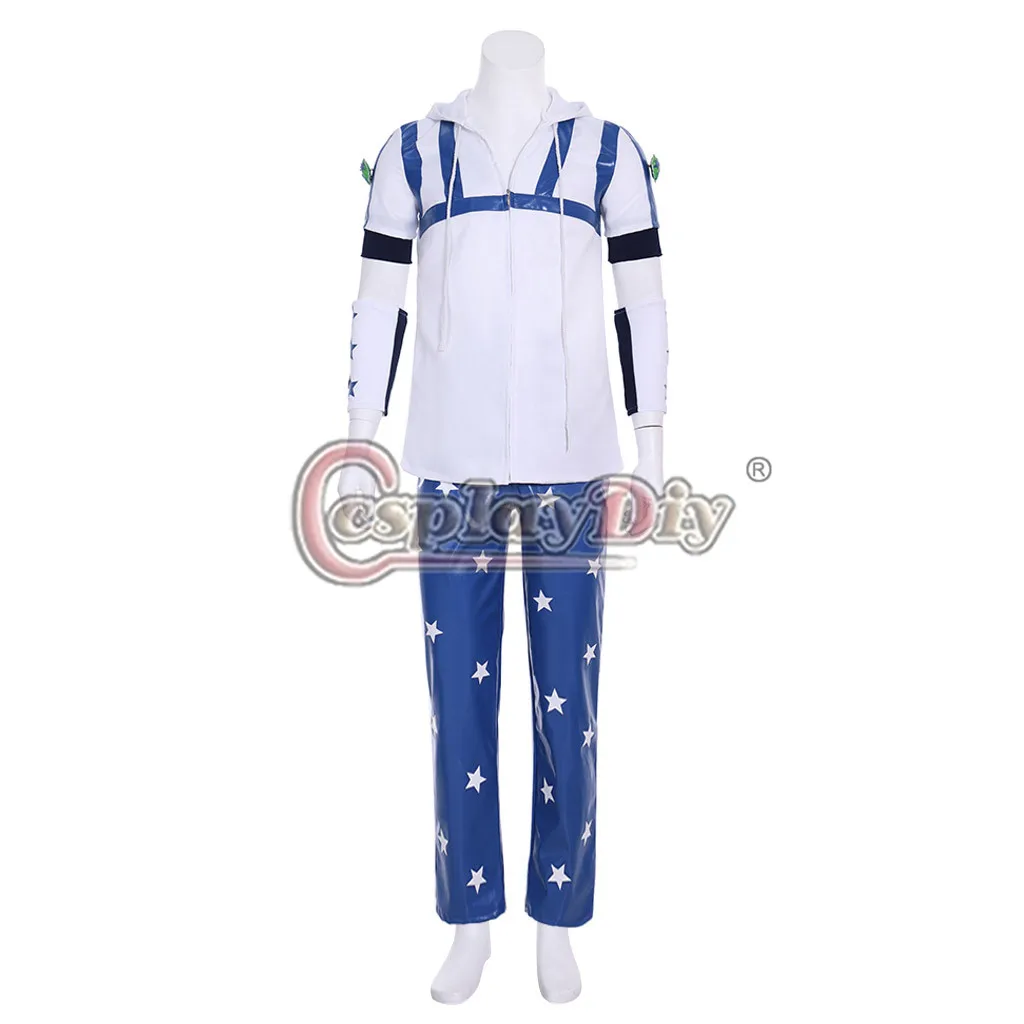Косплэй diy JoJo невероятное приключение Джонни джостар Косплэй костюм для взрослых на Хеллоуин Canival нарядное вечерние костюм L320