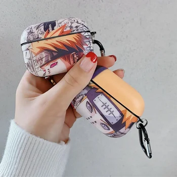 

Anime Naruto Wireless Bluetooth Earphone Case For Apple Airpods Pro 2 1 Cartoon Pattern Soft Silicon Headphone Cover With Hook