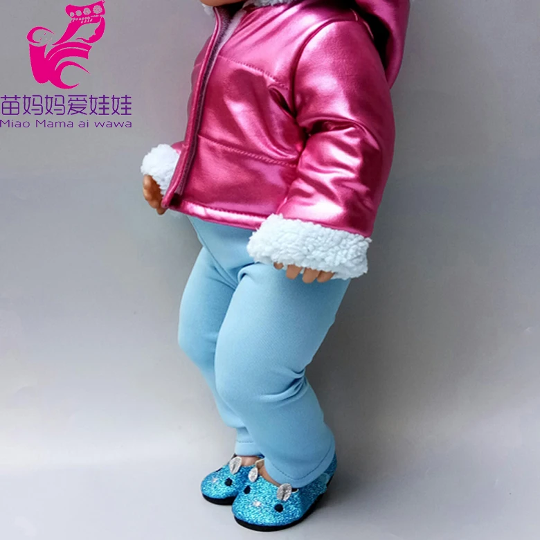 Детская куртка с капюшоном, 18 дюймов, американская кукольная одежда, зимний спортивный костюм для новорожденных, Одежда для кукол