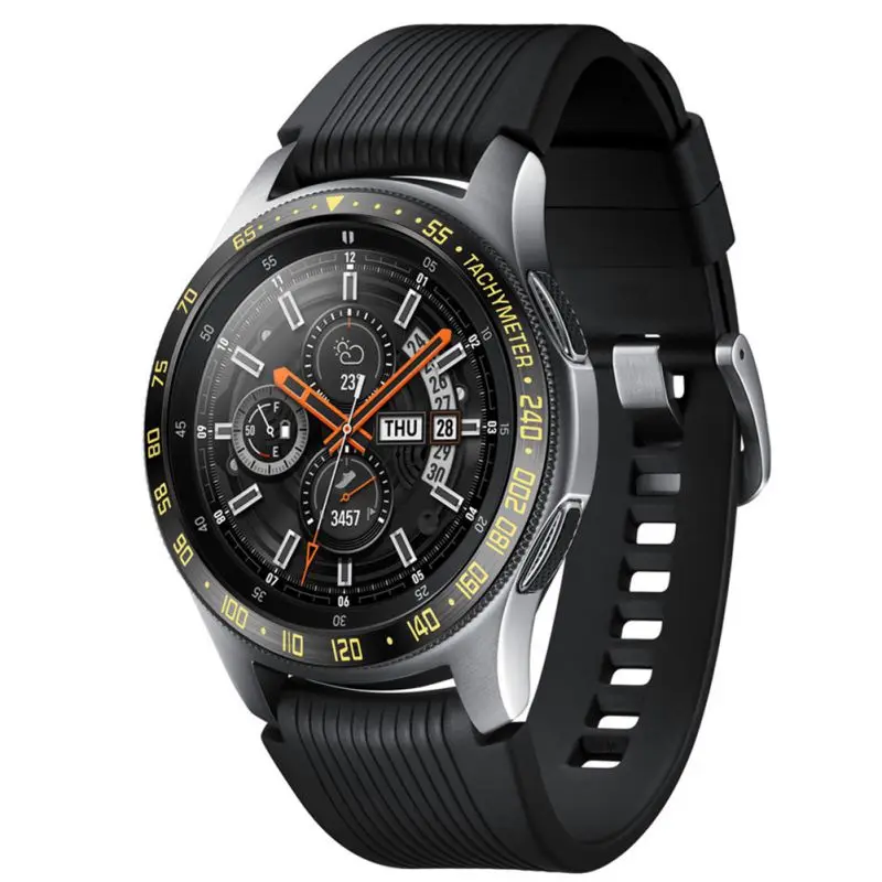 Смарт-часы для samsung Galaxy Watch 46 мм, драгоценный камень кольцо покрытие клей против царапин металл