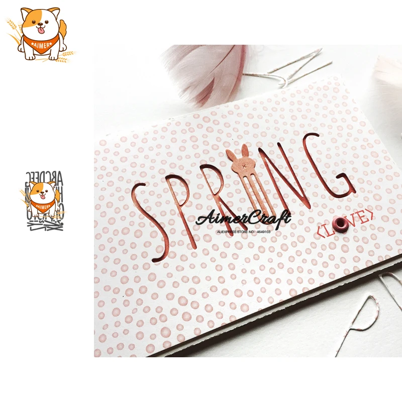 

Alphabet Letter Series Metal Cutting Dies Scrapbooking Stencil Decorative Craft Embossing Die Cuts Card Making New Dies For 2019