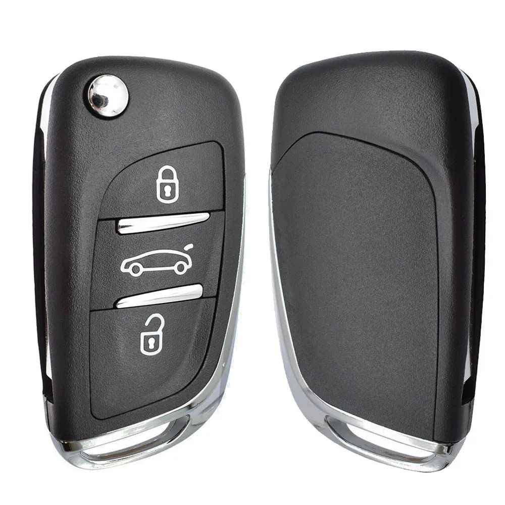 3 кнопки модифицированный флип чехол для ключей Peugeot 308 207 307 3008 807 Expert Partner Замена VA2
