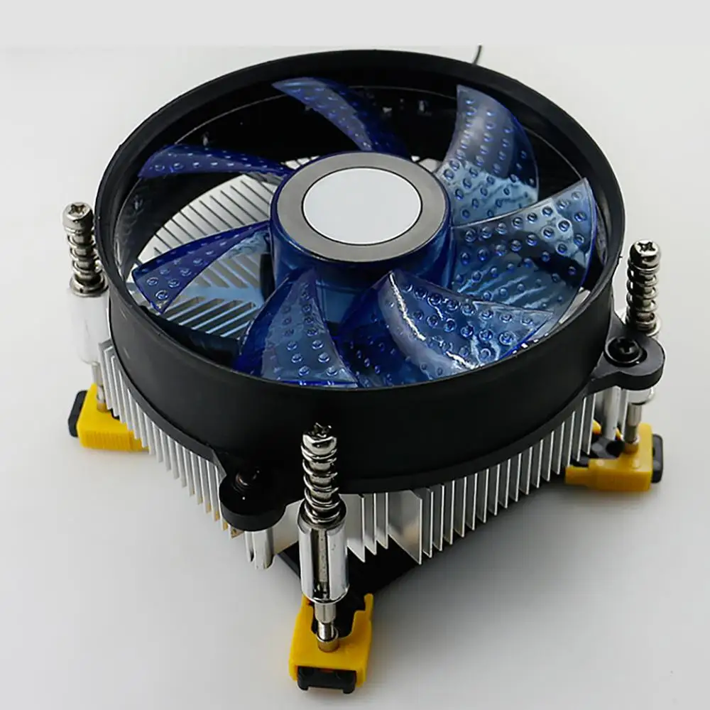  LED 2 Heat Pipe Quiet CPU Cooler Heatsink Dual Fan For LGA 1155 775 1156 For AMD AM3 for AM4 Ryzen 