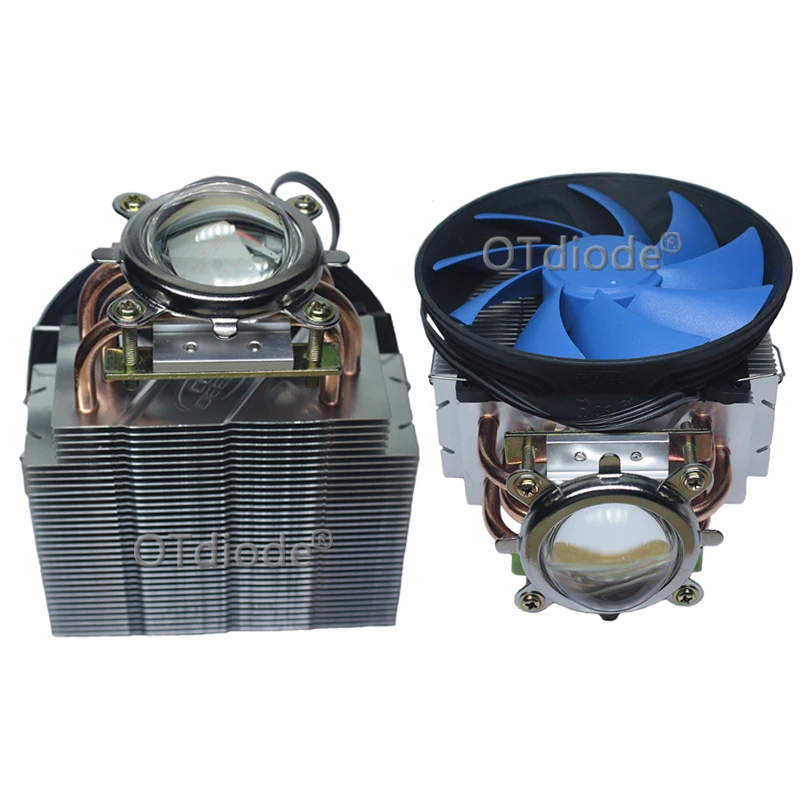 44MM Led Lens+ DC12V 50W- 100W Led Heatsink Cooling Fans For High Power Spot Lights Automobile Lights Projector Lamps