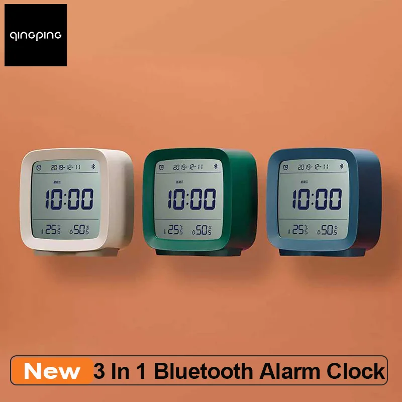 Qingping Bluetooth Alarm Clock Smart Control Temperature Humidity