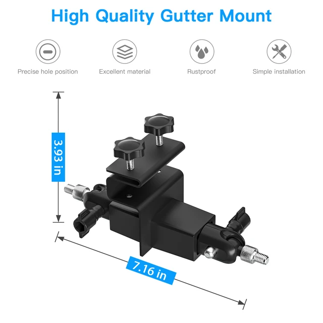 2-in-1屋外シャッターマウント,eufyソーラーパネルおよびeufycam 2/2c