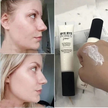 

It Cosmetics Makeup Primer Cream Bye Bye Pore Moisturizing Hydration Oil-Control Eyes Skin Brighten Make Up Base