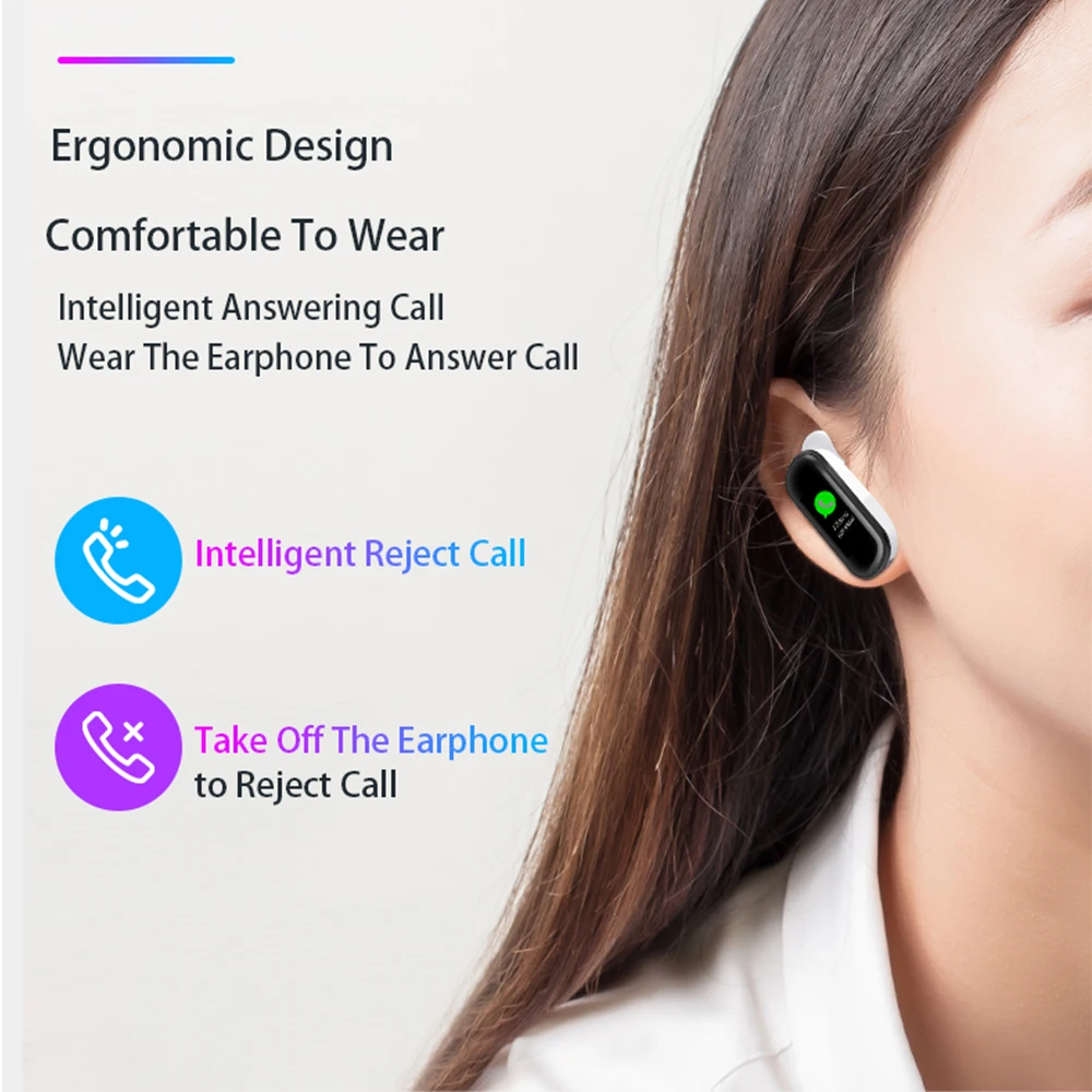 Наушники H109, умный браслет, кровяное давление, беспроводные наушники, Bluetooth, наушники, смарт-часы, телефон, фитнес-трекер, смарт-браслет