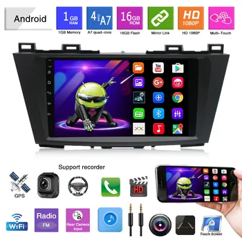 

2 Din Car Audio Multimedia Radio Player Android 9.1 WIFI Bluetooth Navigation 2.5D screen For M5 2011-2019 DVD Player