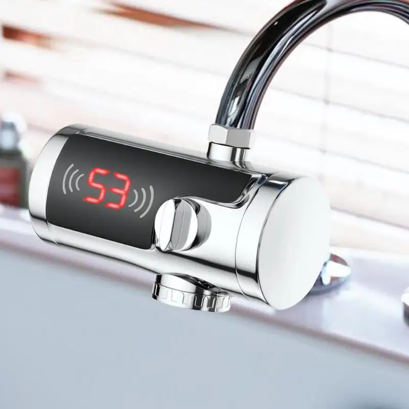 

Digital Electric Hot Water Tap Bathroom Instant Heating Faucet Heater Quick Heater Multiple Protection Household Fixture