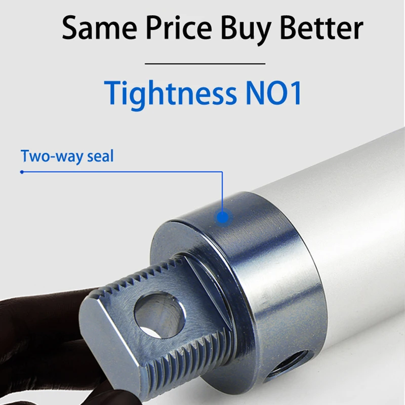 Air Pneumatic Cylinder air pneumatic cylinder Double Compressed Mini Bore 16/20/25 40mm Stroke 25/50 100 200 Single Lever