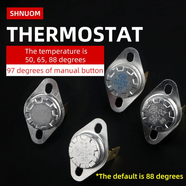 Temperature controller water dispenser temperature control switch hot  bladder button jump temperature switch 50、65、 88、97degrees - AliExpress