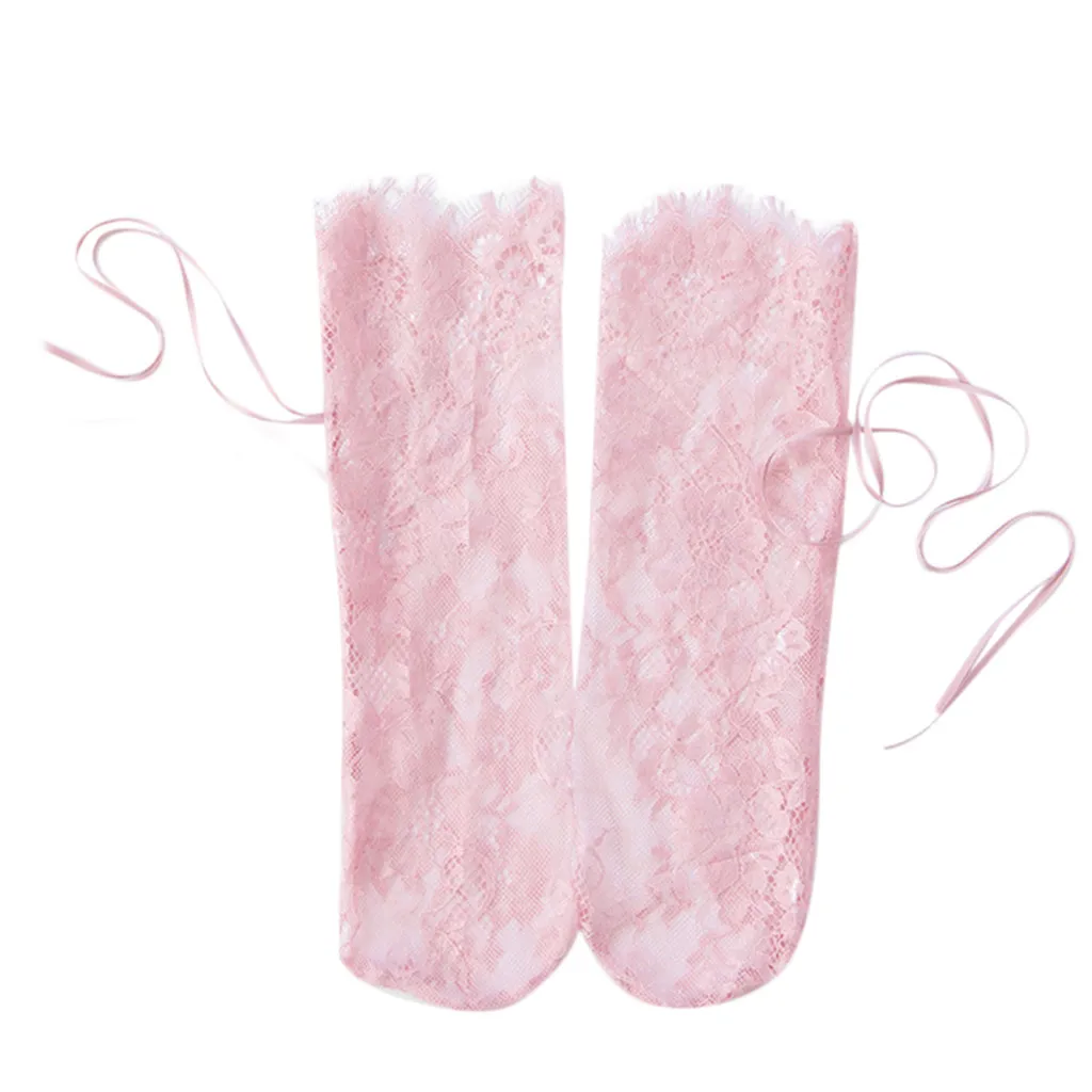 Womens Stockings Summer Sexy Breathable Lace Bow Cute Transparent Stock Women Stocking Fashion Lady Short-Stockings 8.15