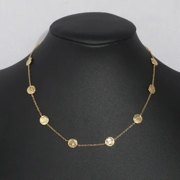 

Europe and the United States Ornament Stylish Retro Gold Portrait More Pendant Clavicle Chain Necklace Female