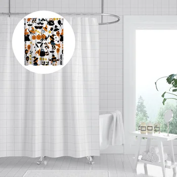 

1pc Curtain Decorative Creative Waterproof Funny Shower Curtain Bathing Curtain Bath Curtain Partition Curtain for Window