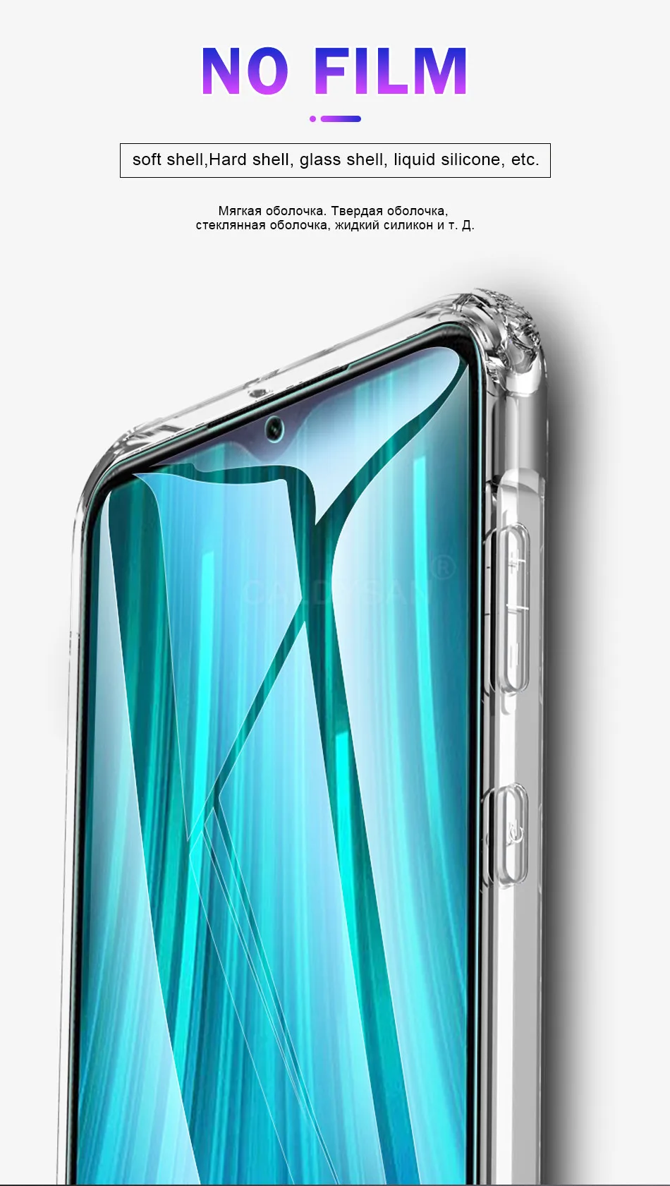 1-3 шт 100D Защитная Гидрогелевая пленка для Xiaomi Redmi 9T K20 Note 8 7 Pro для Xiaomi A1 A2 A3 Lite Защитная мягкая пленка для экрана