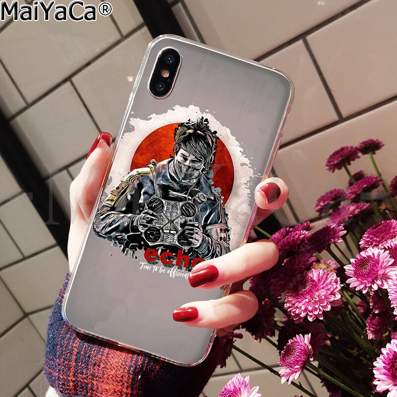 MaiYaCa Rainbow Six Siege 6 Новинка чехол для телефона Fundas чехол для iPhone 8 7 6 6S Plus 5 5S SE XR X XS MAX чехол - Цвет: A14