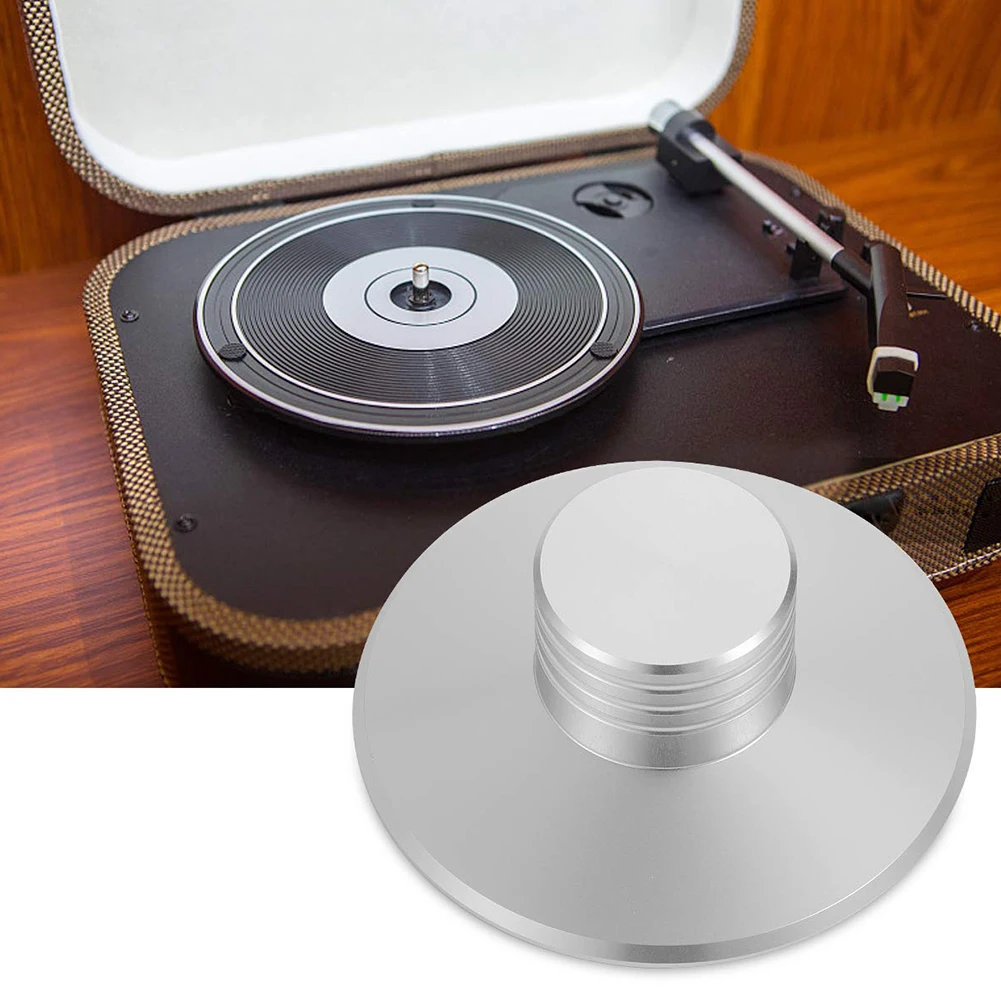 LP Vinyl Turntable Adjust Player Balanced Weight Clamp Ergonomic HIFI Disc Stabilizer Record Professional Easy Apply Aluminum