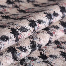 150 см в ширину 650 г/м твидовая трикотажная ткань из мохера, шерсти, акрила и полиэстера для осеннего платья пальто куртка DE1176