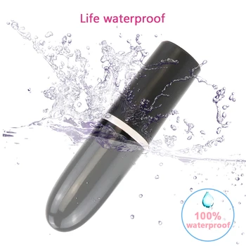 Licking Lipstick Massage Toys Double Stimulation Vaginal Bullet Vibrator 2 in 1 Clitoris Stimulator Orgasm Sex Toy for Women 6