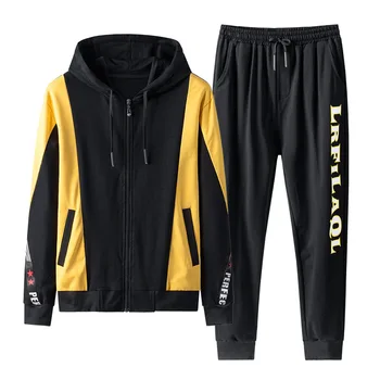 

Men's Leisure Suit 2019 Autumn Men Sports Fashion Brand Lian Hoodie Trousers