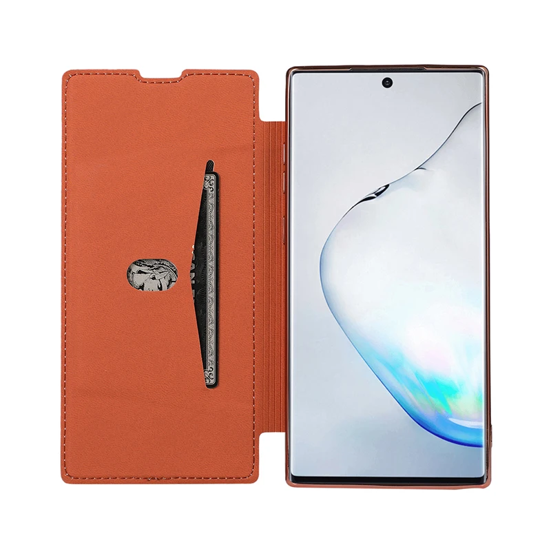 Блестящий Флип кожаный чехол для samsung Note 10 Plus S10 S9 S8 Plus кошелек Прозрачный чехол для телефона для samsung S10E S7 Edge чехлы