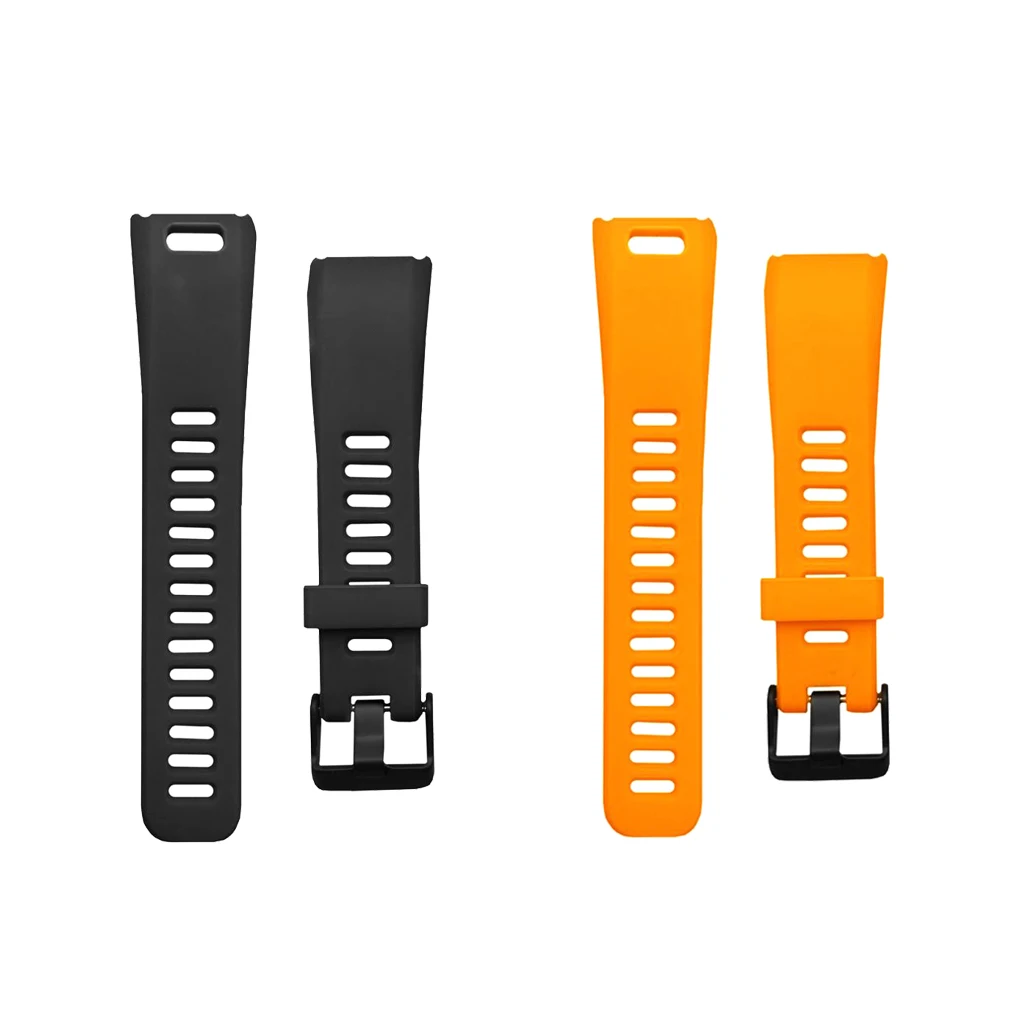 2 шт. сменный Браслет для фитнеса трекер часы Garmin vivosmart HR черный + желтый