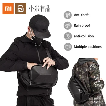 

Xiaomi TAJEZZO POLY Polyhedron Crossbody Bag Men Anti-theft Shoulder Bag TPU Waterproof Large Capacity