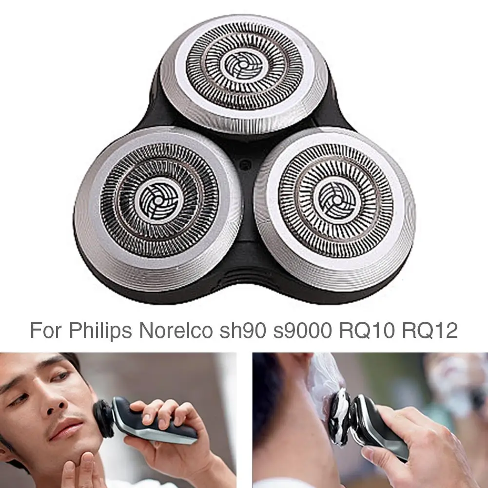 Сменная бритвенная головка, аксессуары для бритвы Philips Norelco sh90 s9000 RQ10 RQ12, головка, ручная, безопасная, влажная, сухая, водонепроницаемая