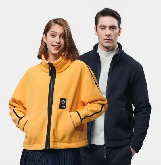 Xiaomi trend warm fleece jacket outdoor fleece trend jacket sports hiking camping ski walking remote control jacket smart