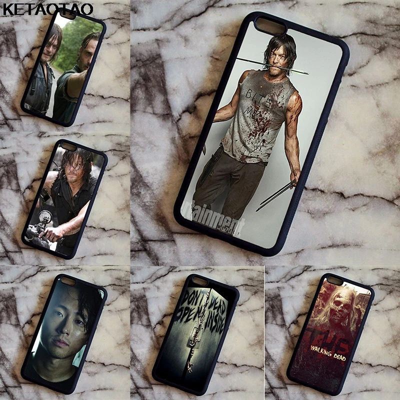 Чехол KETAOTAO The Walking Dead Zombie Rick Daryl для samsung galaxy S4 S5 S6 S7 S8 S9 S10 edge Note из мягкого ТПУ резины и силикона