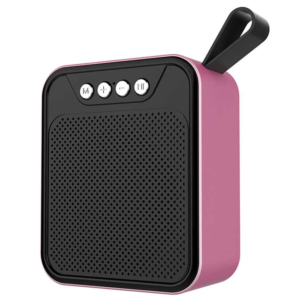 Bluetooth динамик DSP HD Технология шумоподавления открытый портативный мини-сабвуфер поддерживает громкой связи вызов SGA998 - Цвет: Rose Gold