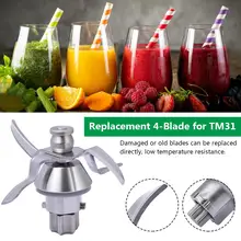 Blade Meat-Mixing-Machine Vegetable Vorwerk Thermomix Tm31 Kitchen-Tool Stainless-Steel