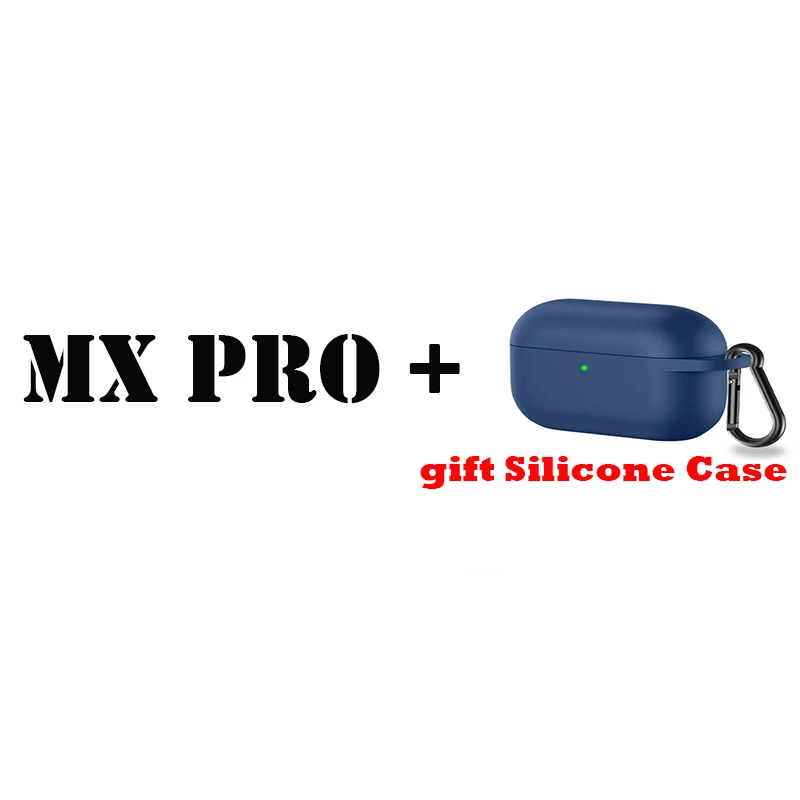MX PRO 3 TWS Bluetooth беспроводные наушники, стерео наушники с зарядной коробкой, наушники с громкой связью, Спортивная гарнитура для всех смартфонов - Цвет: MX pro Blue
