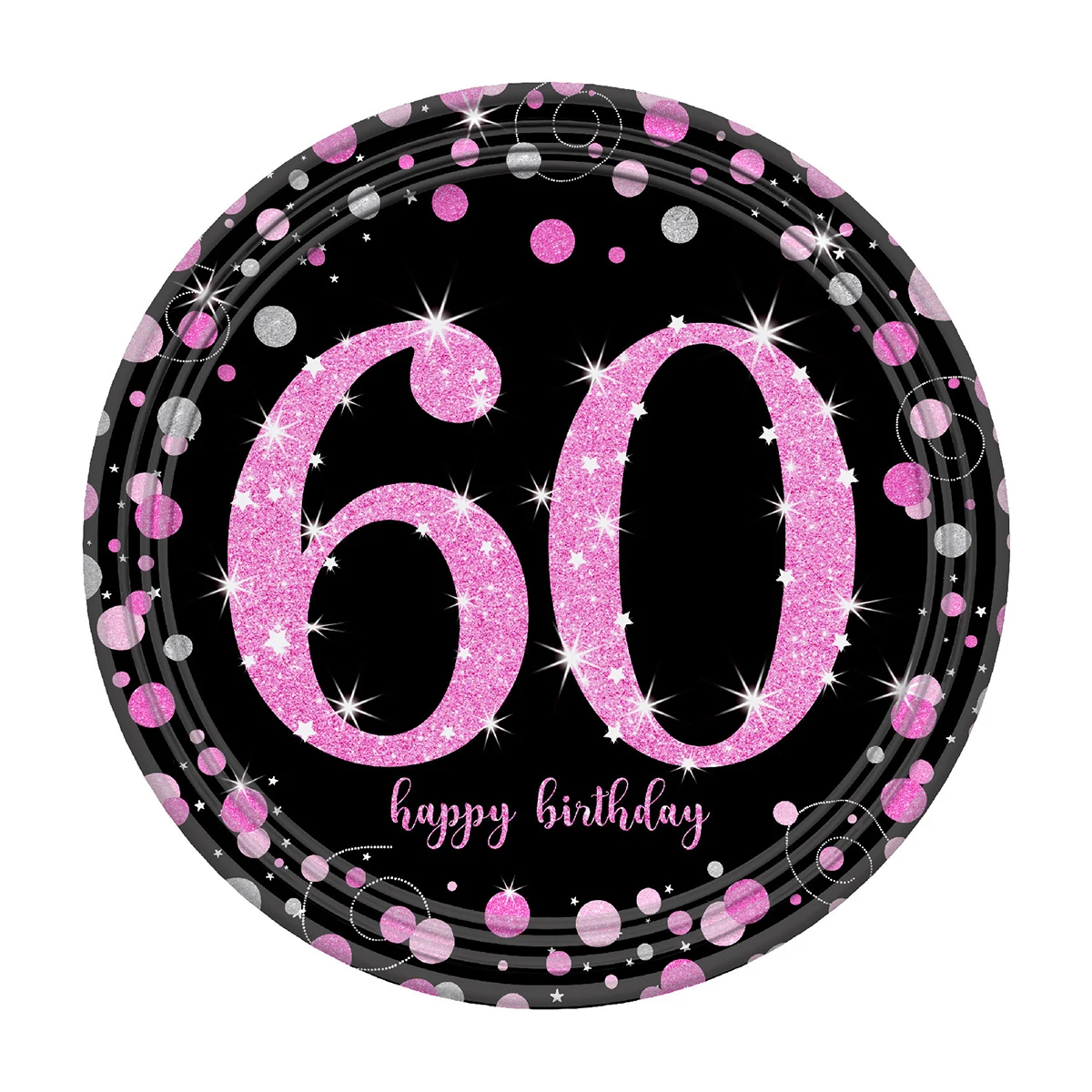 21st/30/40/50/60th посуда для вечеринки в честь Дня рождения и оригинальное украшение Бумага чашки блюдце Скатерти С Днем Рождения флаг гирлянда свадеб